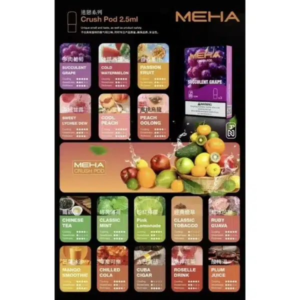 魅嗨MEHA 3顆入/五代 💮(四盒送一主機)